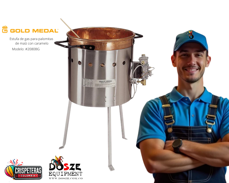 ¿Cómo se hacen las palomitas de maíz caramelizadas en una máquina?